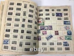 Lot de classeurs de timbres H. E. Harris vintage, bien remplis, collection mondiale - IMMENSE LOT