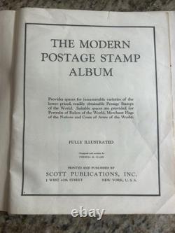 Lot de succession de 1200+ timbres vintage Scott de 1946, albums de timbres, États-Unis, Canada, monde, paquet JFK