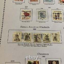 Lot de timbres complets d'albums de la page des États-Unis 1979-80 à 5 $ Lantern, Idée de cadeau parfaite pour Papa.