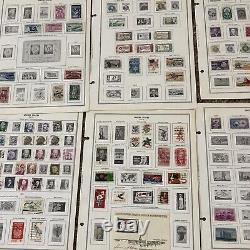 Lot massif de timbres américains sur plus de 20 pages d'album Histoire et descriptions au verso #44