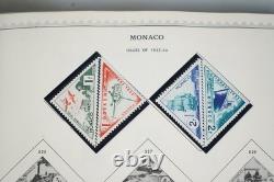 MONACO ET ANDORRE DES ANNÉES 1950 AUX ANNÉES 1990 COLLECTION DE PLUS DE 500 TIMBRES NEUFS DANS UN ALBUM MINKUS
