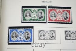 MONACO ET ANDORRE DES ANNÉES 1950 AUX ANNÉES 1990 COLLECTION DE PLUS DE 500 TIMBRES NEUFS DANS UN ALBUM MINKUS