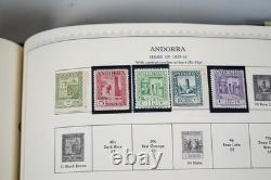 MONACO ET ANDORRE DES ANNÉES 1950 AUX ANNÉES 1990 COLLECTION DE PLUS DE 500 TIMBRES NEUFS DANS UN ALBUM MINKUS