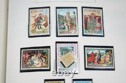 MONACO ET ANDORRE DES ANNÉES 1950 AUX ANNÉES 1990 COLLECTION DE PLUS DE 500 TIMBRES NEUFS DANS UN ALBUM MINKUS