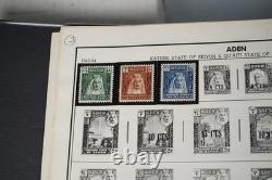 MONDE 1850-1970 COLLECTION A-C DE PLUS DE 6150 TIMBRES NEUFS ET USAGÉS DANS UN ALBUM HARRIS