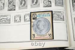 MONDE 1850-1970 COLLECTION A-C DE PLUS DE 6150 TIMBRES NEUFS ET USAGÉS DANS UN ALBUM HARRIS