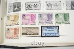 MONDE 1850-1970 COLLECTION A-C DE PLUS DE 6150 TIMBRES NEUFS ET USAGÉS DANS UN ALBUM HARRIS