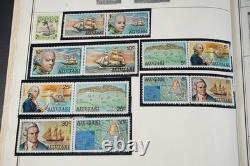 MONDE 1850-1970 COLLECTION A-C DE PLUS DE 6150 TIMBRES NEUFS ET USAGÉS DANS UN ALBUM HARRIS