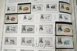 MONDE 1850-1970 COLLECTION A-C DE PLUS DE 6150 TIMBRES NEUFS ET USAGÉS DANS UN ALBUM HARRIS