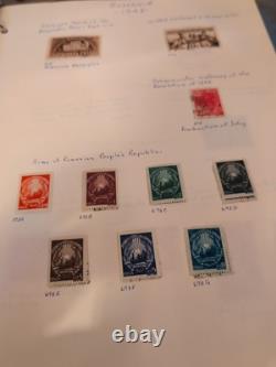 Magnifique collection de timbres de Roumanie 1896 Av. Mammouth en taille. Qualité/Quantité+