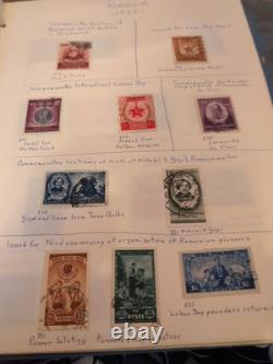 Magnifique collection de timbres de Roumanie 1896 Av. Mammouth en taille. Qualité/Quantité+