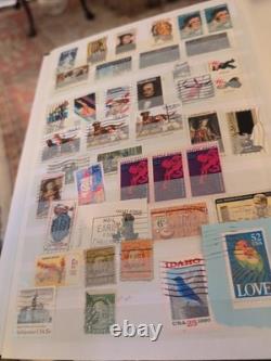 Magnifique collection de timbres des États-Unis et du monde entier dans un album parfait. Regardez / Voir