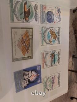 Magnifique collection de timbres des États-Unis et du monde entier dans un album parfait. Regardez / Voir