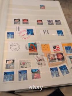 Magnifique collection de timbres des États-Unis et du monde entier dans un album parfait. Regardez / Voir