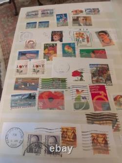 Magnifique collection de timbres des États-Unis et du monde entier dans un album parfait. Regardez / Voir