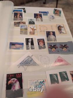 Magnifique collection de timbres des États-Unis et du monde entier dans un album parfait. Regardez / Voir