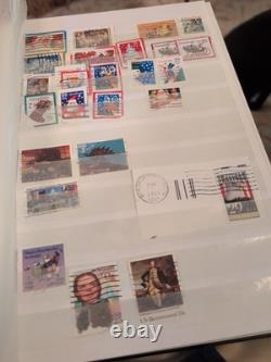 Magnifique collection de timbres des États-Unis et du monde entier dans un album parfait. Regardez / Voir