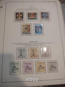 Magnifique collection de timbres des Jeux olympiques mondiaux 1964 parfaite à tous égards