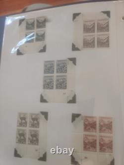 Magnifique collection de timbres tchécoslovaques. Valeur élevée et qualité supérieure.