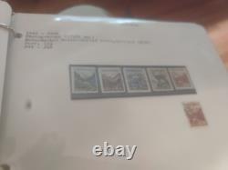 Magnifique collection de timbres tchécoslovaques. Valeur élevée et qualité supérieure.