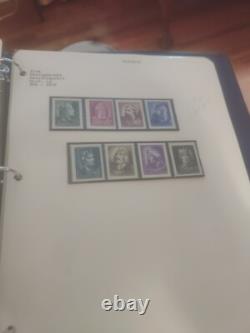 Magnifique collection de timbres tchécoslovaques. Valeur élevée et qualité supérieure.