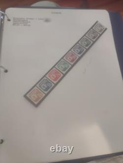 Magnifique collection de timbres tchécoslovaques. Valeur élevée et qualité supérieure.