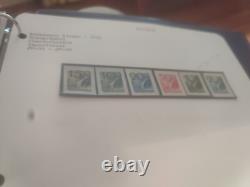 Magnifique collection de timbres tchécoslovaques. Valeur élevée et qualité supérieure.