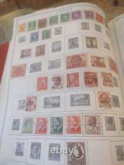 Magnifique collection mondiale dans un parfait album de timbres HUGE Minkus. 1800s et suivants