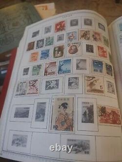 Magnifique collection mondiale dans un parfait album de timbres HUGE Minkus. 1800s et suivants