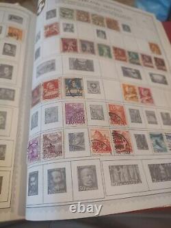 Magnifique collection mondiale dans un parfait album de timbres HUGE Minkus. 1800s et suivants