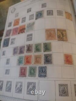 Magnifique collection mondiale dans un parfait album de timbres HUGE Minkus. 1800s et suivants