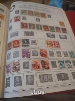 Magnifique collection mondiale dans un parfait album de timbres HUGE Minkus. 1800s et suivants