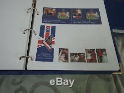 Mariage Royal Prince William Kate 3 Collection D’albums De Timbres De Luxe 150+ M / S Plus