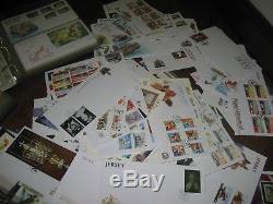 Mass Collection Jersey Fdc Premier Jour Couvert 1969-2013 3 Davon Albums Fv £ 900