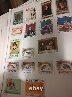 Merveilleuse collection de timbres du monde entier à partir des années 1800. Grande qualité et valeur.