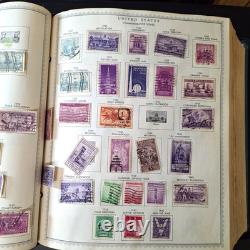 Minkus Pub L'album mondial de timbres The Master 1847-1957 avec des tonnes de timbres