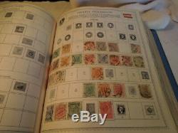 Minkus Suprême Mondial Chargé Stamp Album # 1 Sur 8 Timbres Nombreux Ad-bu Collection
