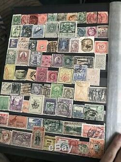Mixed Worldwide Stamp Album Inc Penny Black Collection Various Filigranes