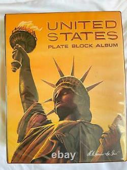 Mnh 1938-1984 Us Plate Block Collection Album De Timbres Harris États-unis USA