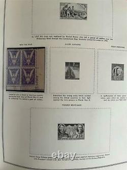 Mnh 1938-1984 Us Plate Block Collection Album De Timbres Harris États-unis USA