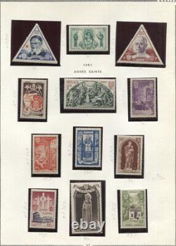 Monaco 1885-1975 Collection Dans Deux Albums Princes Mnh Mint Utilisé Pratiquement Complet