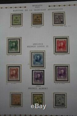 Monaco Premium Mnh 1885-2016 Collection De Timbres Princesse 6x Albums
