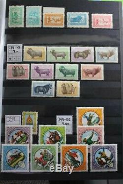Mongolie Prime Mnh 1924-2018 4 Albums Collection Stamp