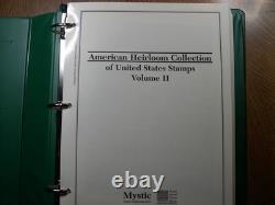 Mystic Stamp Co. Albums de la Collection Héritage Américaine Volumes I-III NOUVEAU #2