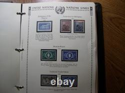 NATIONS UNIES & bureaux 1951-1989 MNH Collection Complète Album Minkus UX1