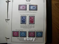 NATIONS UNIES & bureaux 1951-1989 MNH Collection Complète Album Minkus UX1