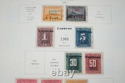 NICARAGUA 1860s-1970s COLLECTION DE PLUS DE 1 800 TIMBRES NEUFS ET USAGÉS DANS UN ALBUM SCOTT