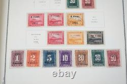 NICARAGUA 1860s-1970s COLLECTION DE PLUS DE 1 800 TIMBRES NEUFS ET USAGÉS DANS UN ALBUM SCOTT