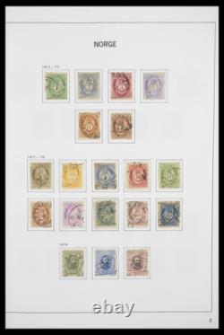 NORVÈGE 1856-1996 Utilisé dans l'album de collection de timbres DAVO