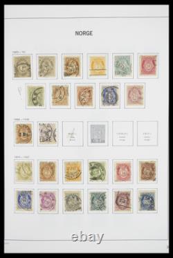 NORVÈGE 1856-1996 Utilisé dans l'album de collection de timbres DAVO
